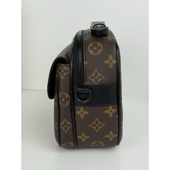 Louis Vuitton S Lock Monogram Macassar Canvas Crossbody Bag - Picture 4 of 15